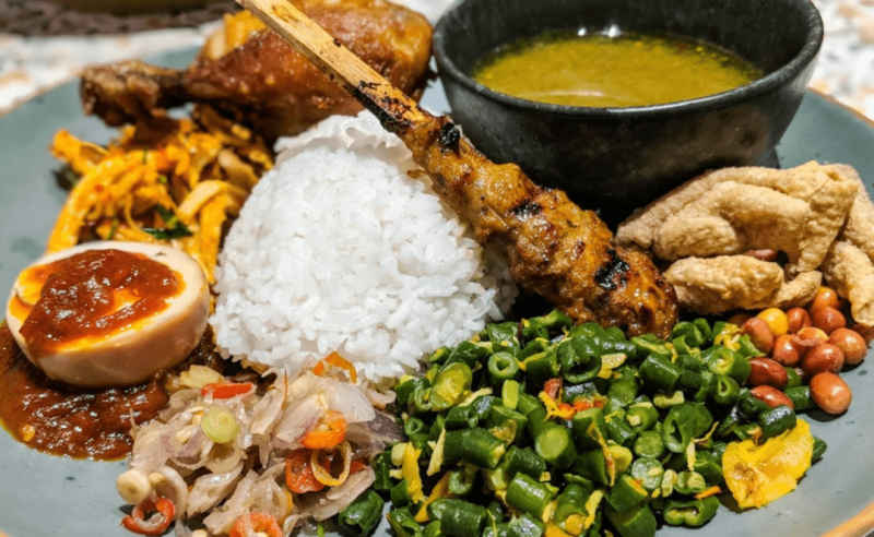 Balinese Cuisine - Nasi Campur Bali