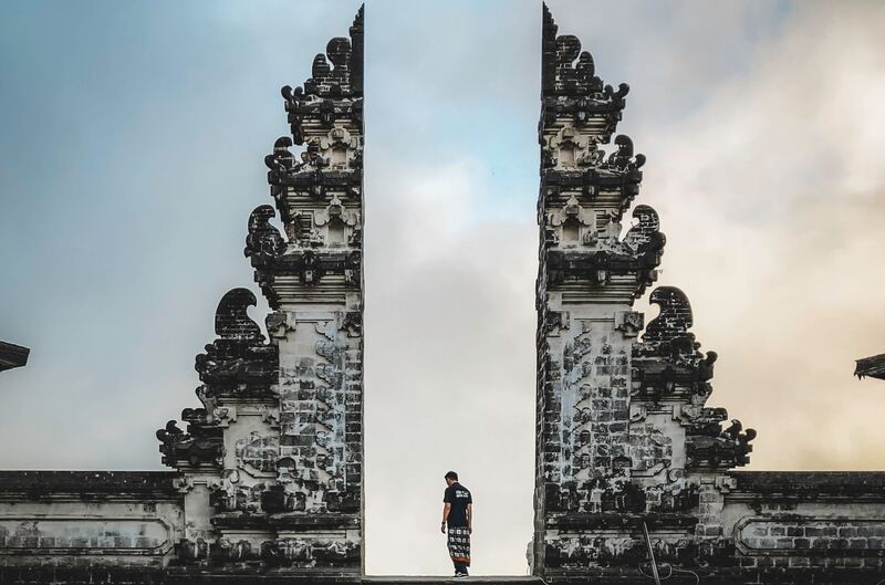 visiting temples in bali