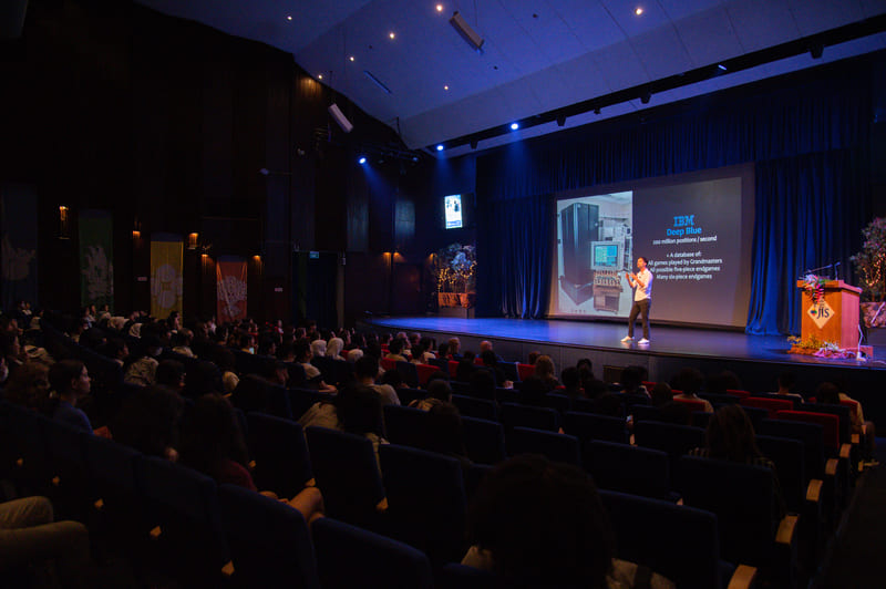 The event took place at JIS's Cilandak campus in South Jakarta