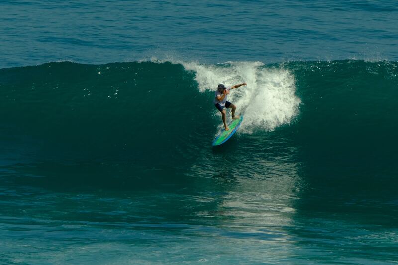 Surfing on Bali Waves