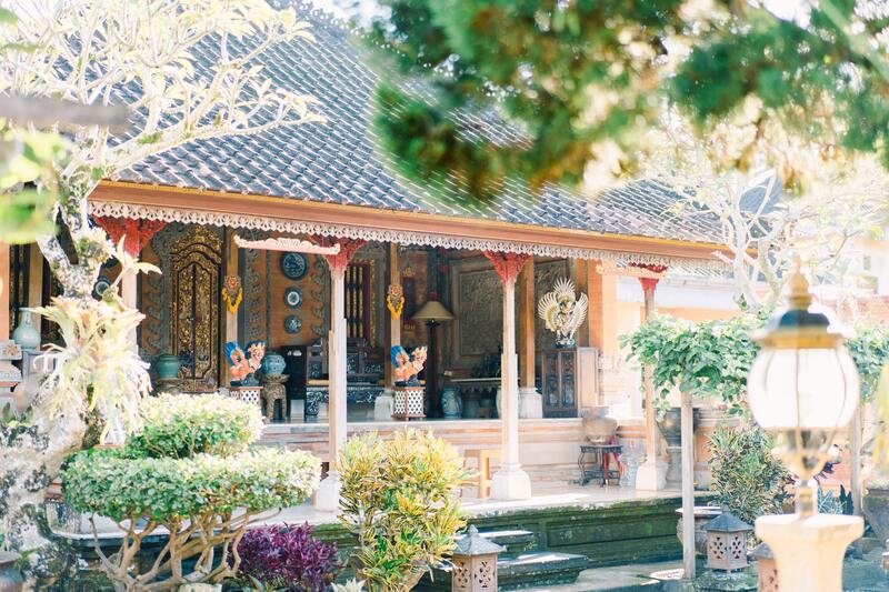 Traditional Balinese residences purposefully is balance with the natural surroundings