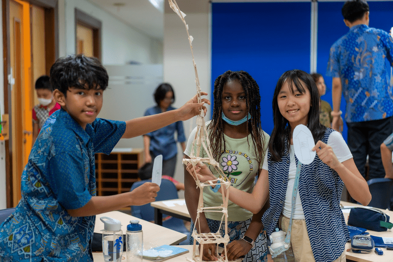 The learning environment includes student-centred classrooms