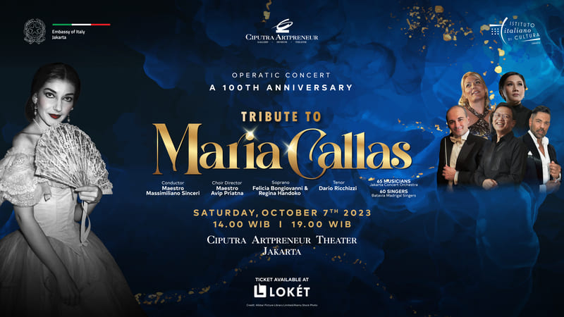 Penghormatan Ciputra Artpreneur untuk konser opera Maria Callas