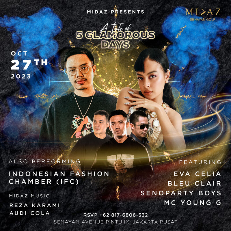 Midaz Club & Lounge: Chef Ubay, Eva Celia, DJ Bleu Clair