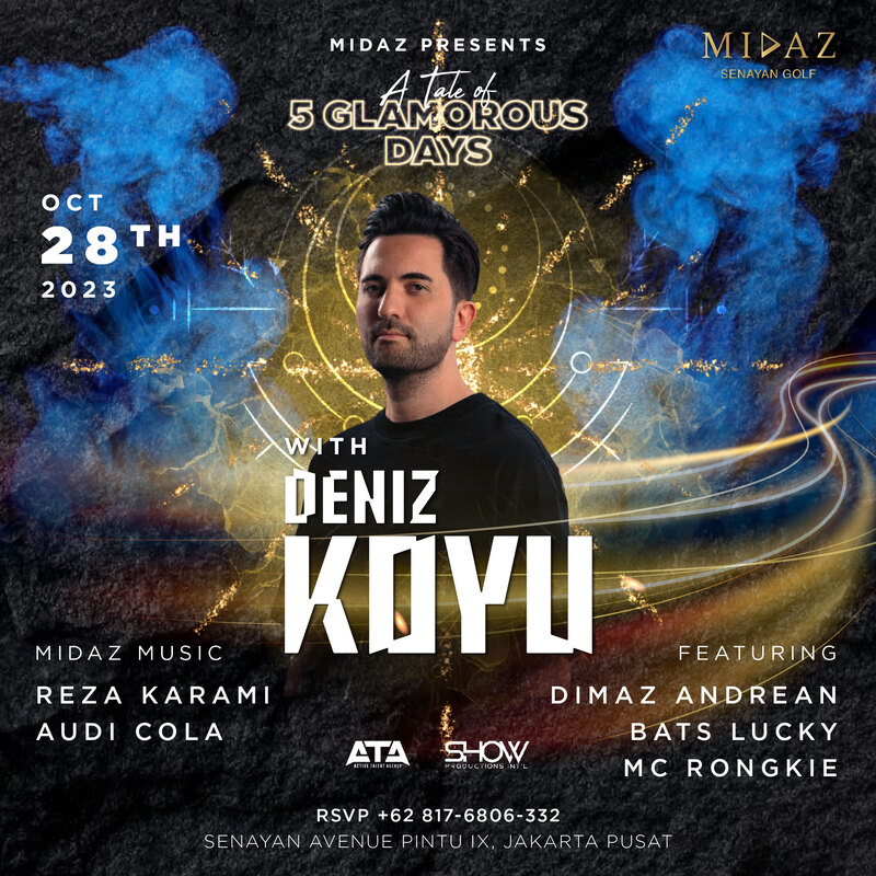Midaz Club & Lounge: Bats Lucky Band, Deniz Koyu (DJ - Germany), DJ Dimaz Andrean