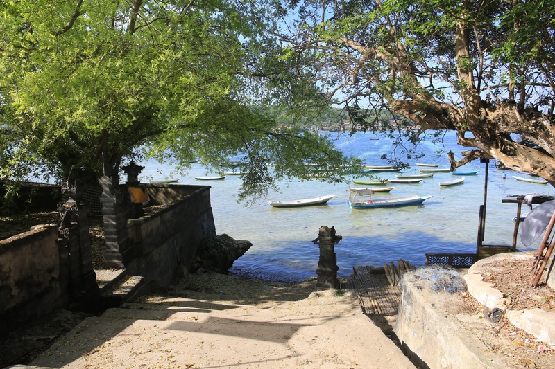 The View from the Shore of Nusa Lembongan