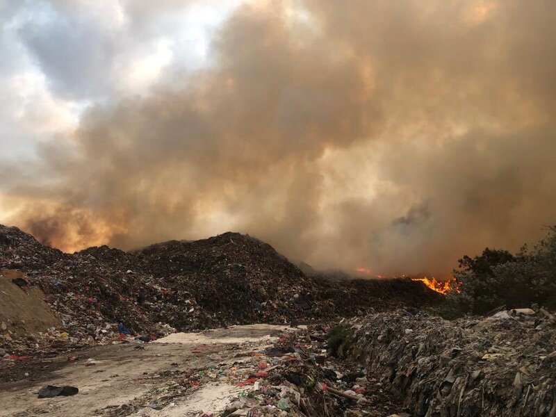 Blazing Suwung Landfill Ignited by Drought