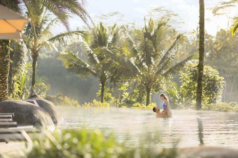 Relax Yourself in the 89-metre Infinity Pool with a Green Scene