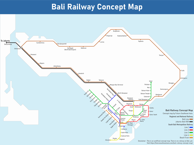 Ambitious Plans Unveiled for Bali Railway Network