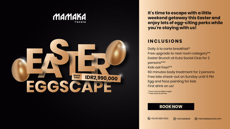 Easter Egg-scape at Mamaka by Ovolo: A Tropical Retreat for Easter Festivities