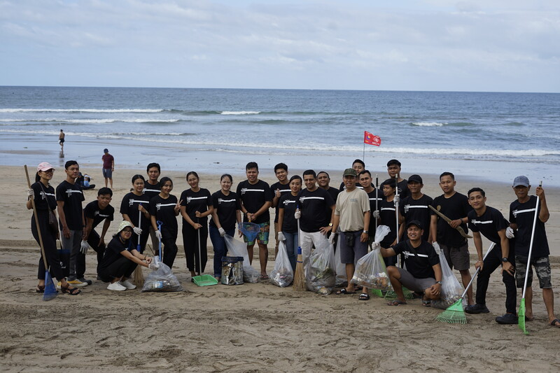 Enviromental preservation by Pullman Bali Legian Beach and the local community