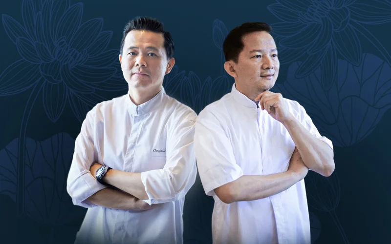 Chef Chong Kooi Sam (left) and Chef Tse Chun Fuk (right)