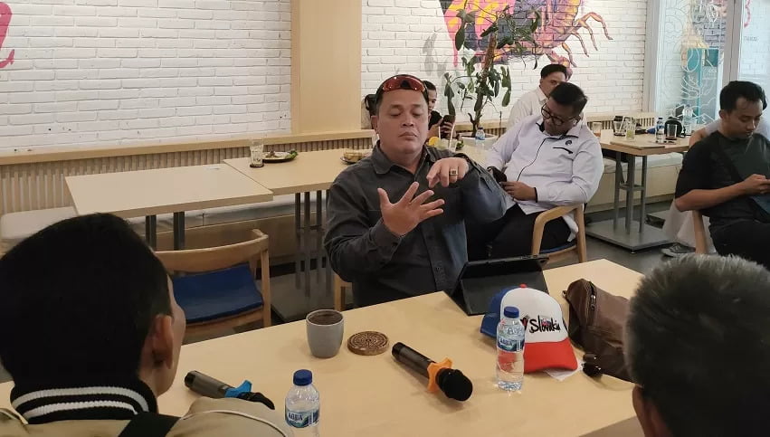 Head of the BNN Public Relations and Protocol Bureau, Sulistyo Pudjo Hartono, told the press regarding the discovery of drug laboratory in Gianyar, Bali