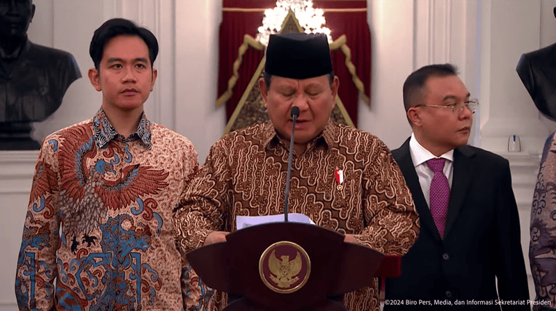 Prabowo Subianto and Gibran Rakabuming Raka Inaugurated as President and Vice President for 2024-2029