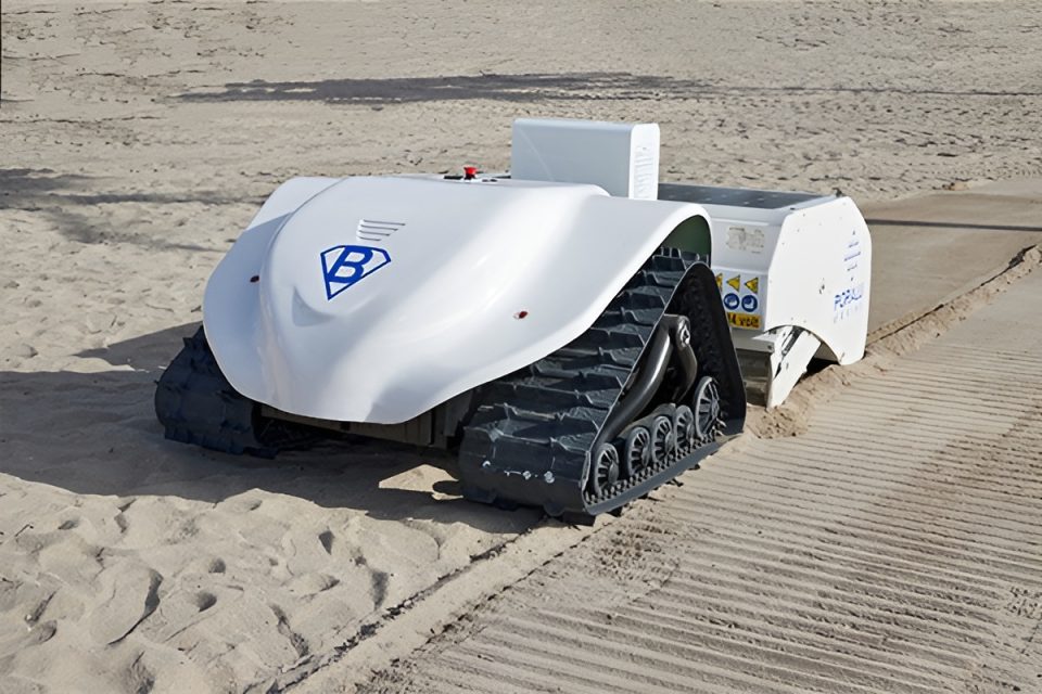 BeBot Smart Robot Deployed to Clean Beach in Canggu, Bali