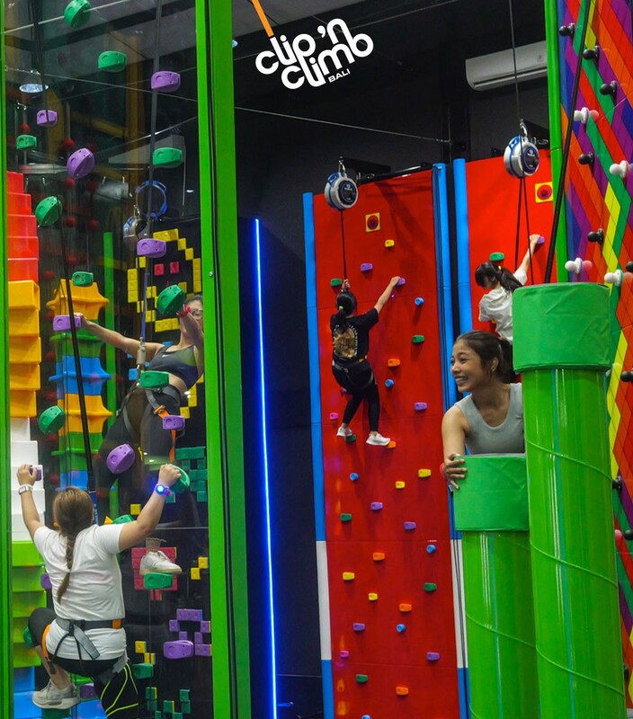 Family Destinations in Bali - Clip 'n Climb Bali