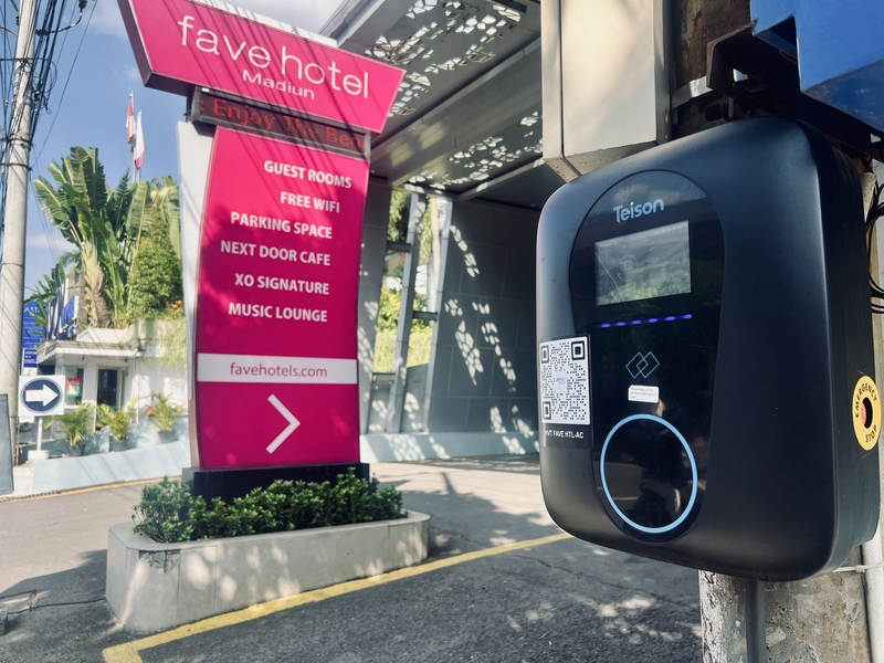 EV Charging Device at favehotel Madiun