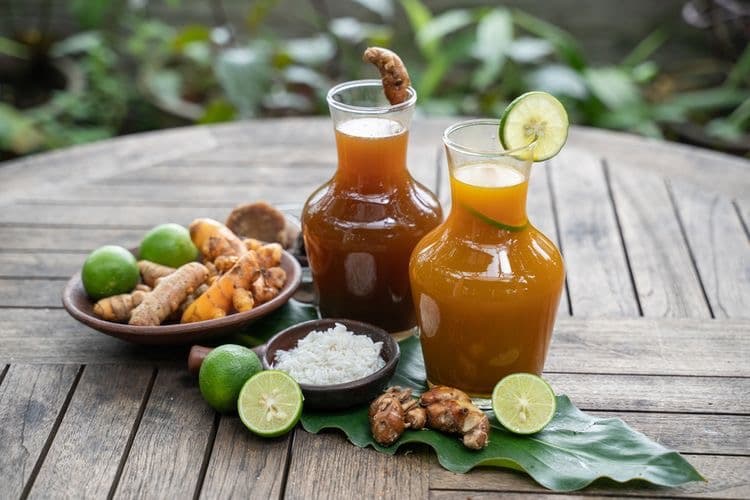 Jamu ingredients 