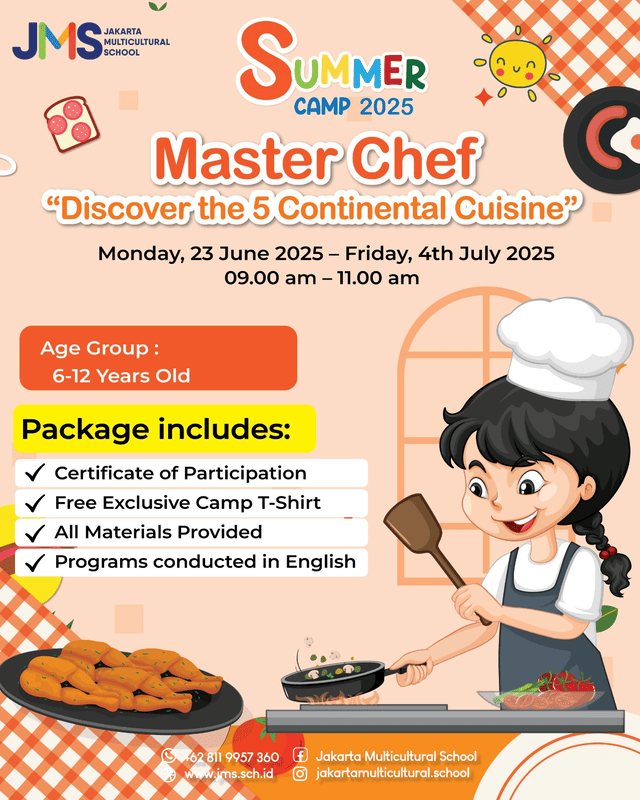 JMS Master Chef Summer Camp