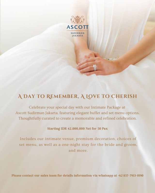 Ascott Sudirman Jakarta's Intimate Package