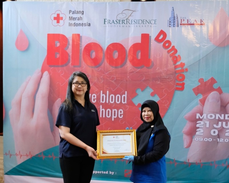 Fraser Residence Sudirman Supports Blood Donation Drive
