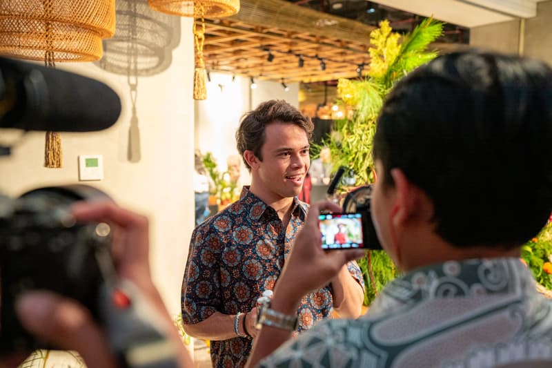 Nyck de Vries at the Sarinah Jakarta E-Prix