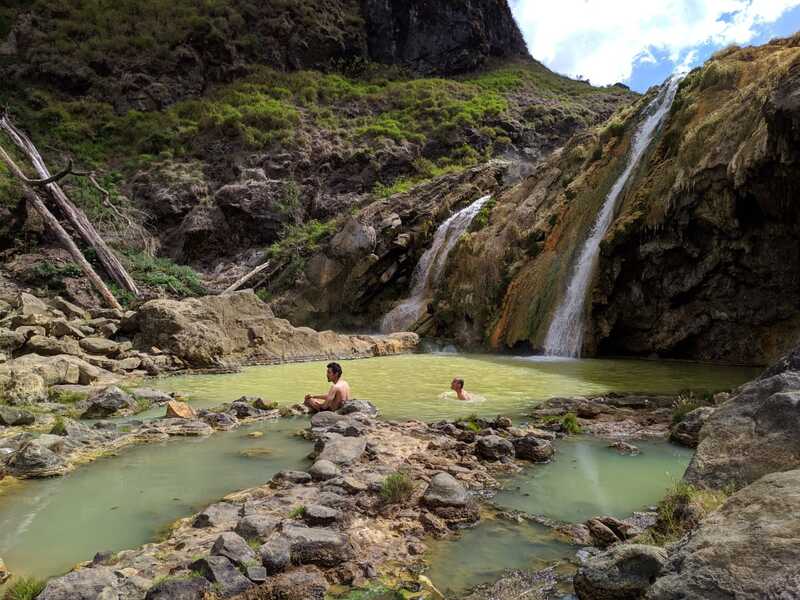 Foreign Tourists Wearing Bikinis at Mount Rinjani Hot Spring, Lombok, Go Viral