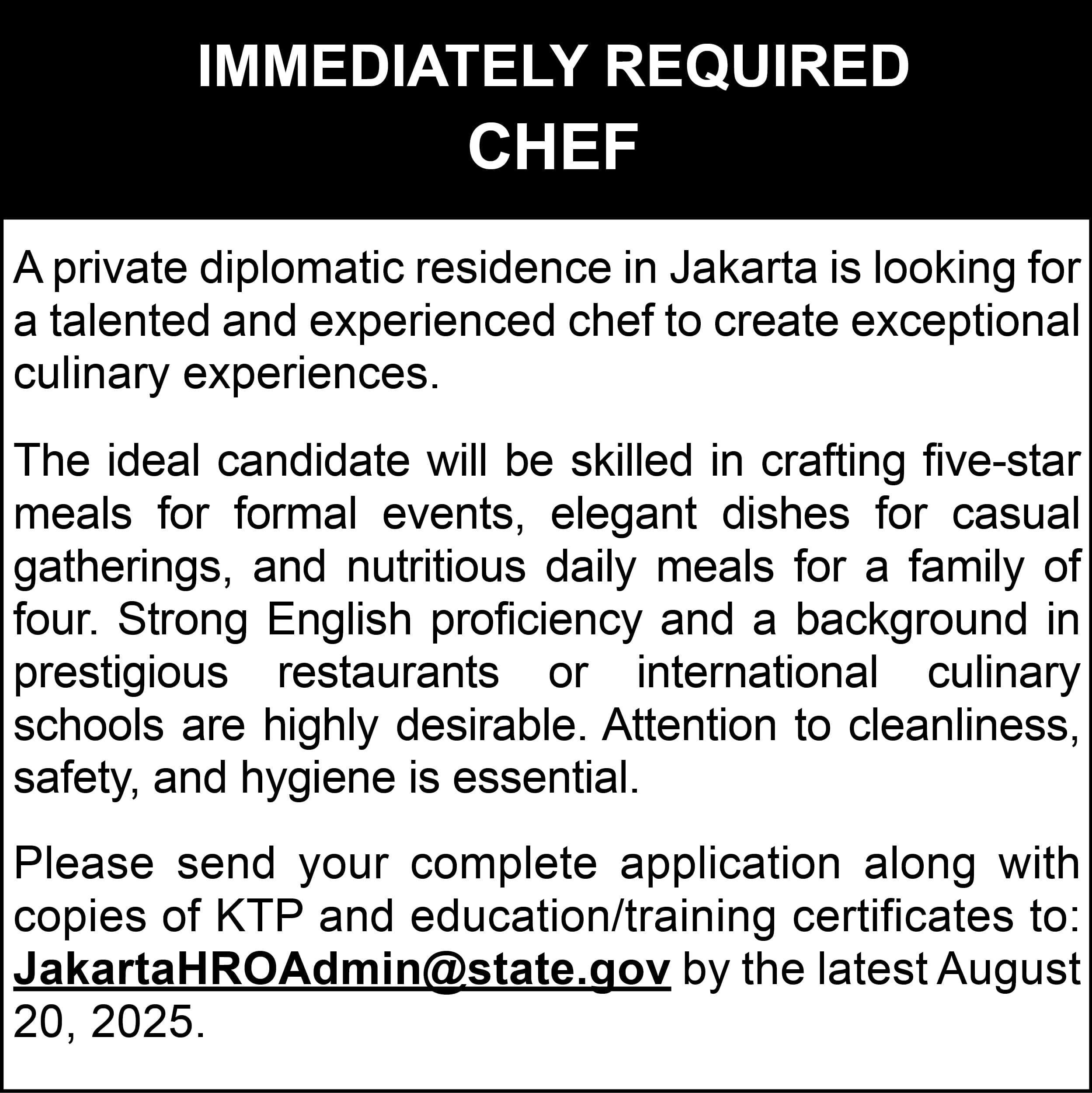 MESASTILA - BSJ _ Mesastila - sampoerna - Sarinah -Java JAzz - JOB AD