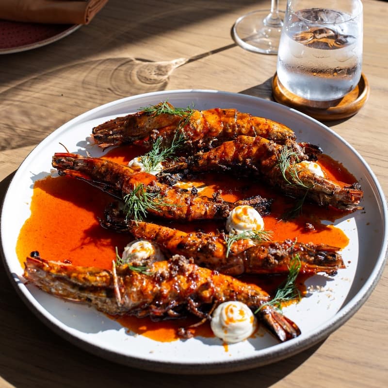 Grilled Prawn by Chef Manu