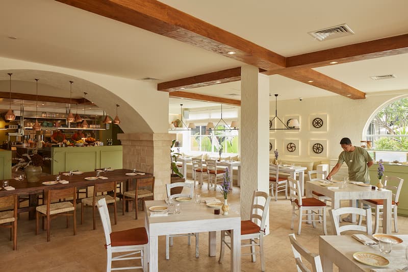 The hotel’s culinary heart is Zia Tina,