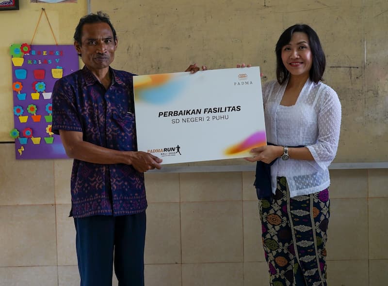 SD Negeri 2 Puhu acknowledges Padma Hotels’ ongoing contribution to school development.