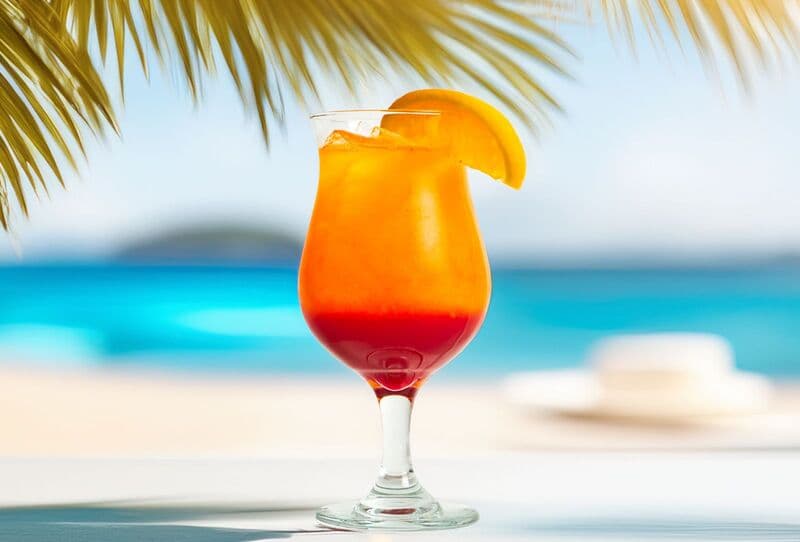 fruity mocktail