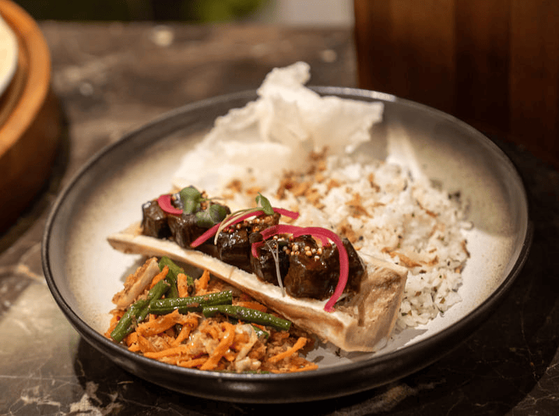 Cuisine at A.RA.SA Restaurant & Bar