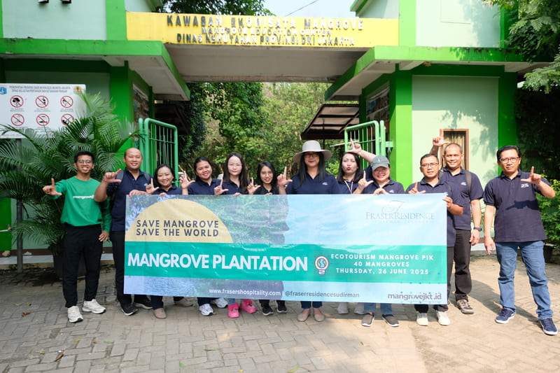 Fraser Residence Sudirman Jakarta Strengthens Commitment to Sustainability with Mangrove Planting Initiative