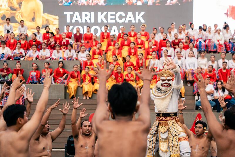 Kecak dance performance