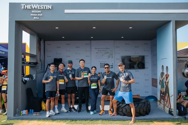 The Westin team proudly joined the race