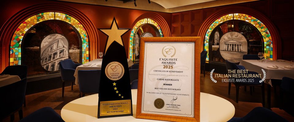 CÁRNE Ristorante: Awarded as Best Italian Restaurant
