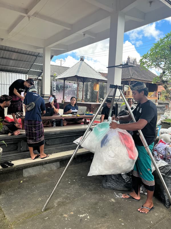 Collection days across several Balinese villages