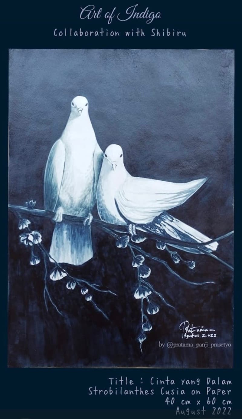 Painting Using Indigo