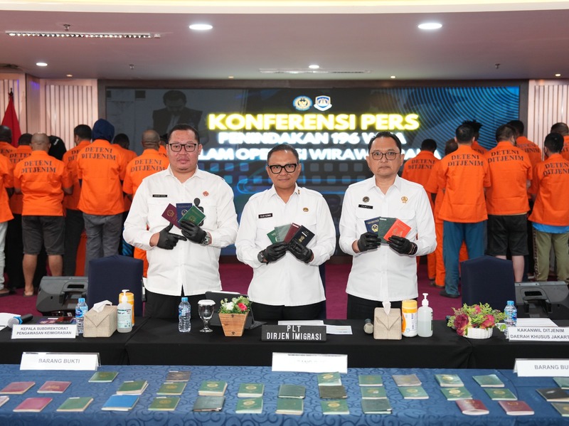 Immigration Checks 229 Foreigners in Jabodetabek, 196 Suspected of Violating Residence Permits