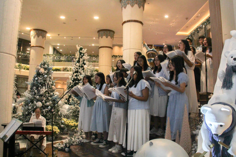 Choir during the Christmas Tree Lighting