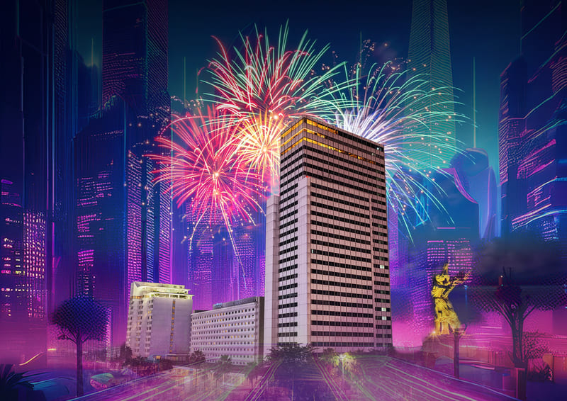 New Year Celebration at Pullman Jakarta Indonesia