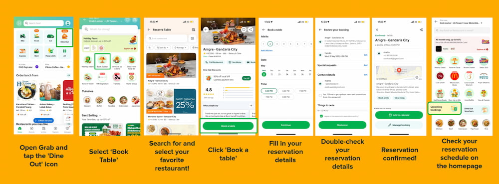How to Use Grab Dine-Out: Book a Table Feature