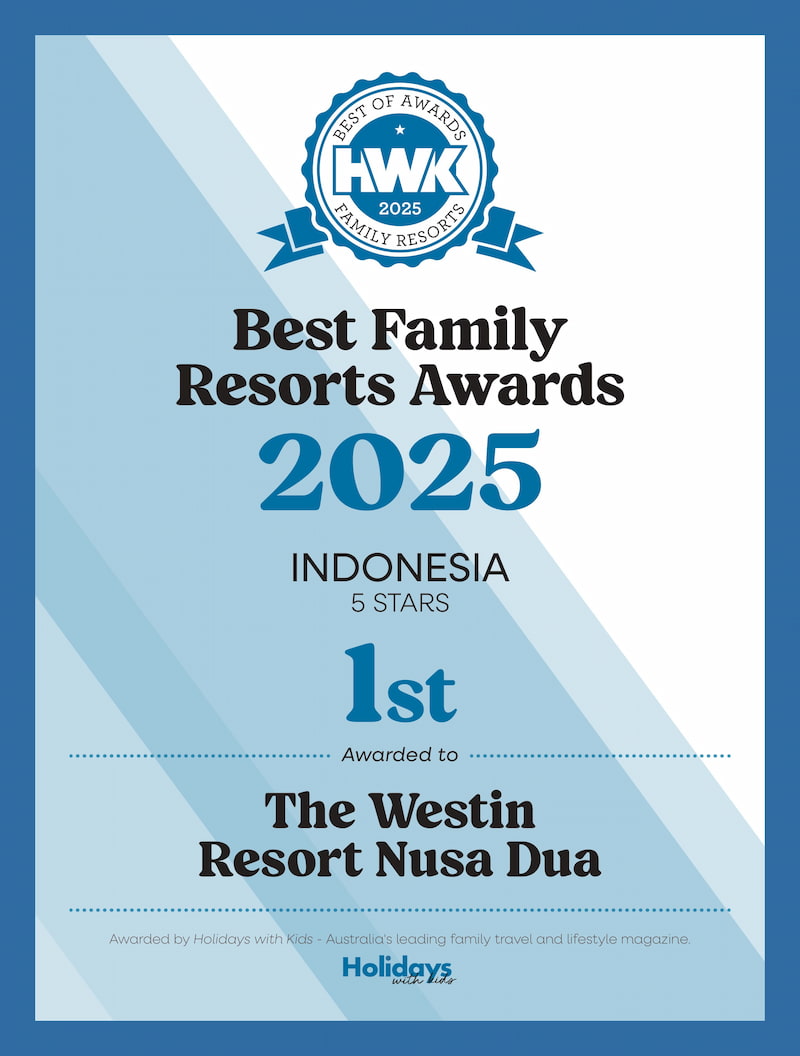 Westin Resort Award for #1 Best Family Resort