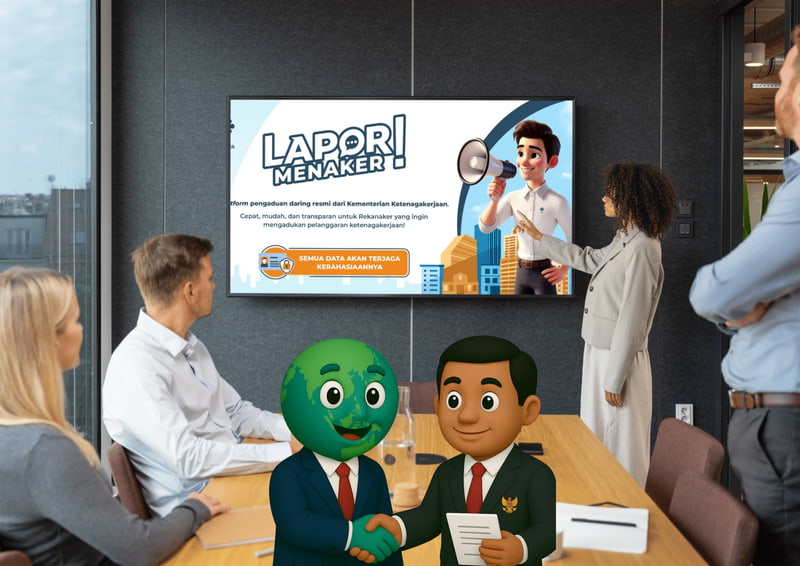 Globy in Compliance with Lapor Menaker