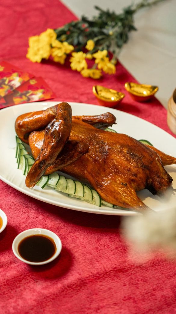 Golden Roasted Peking Duck 

