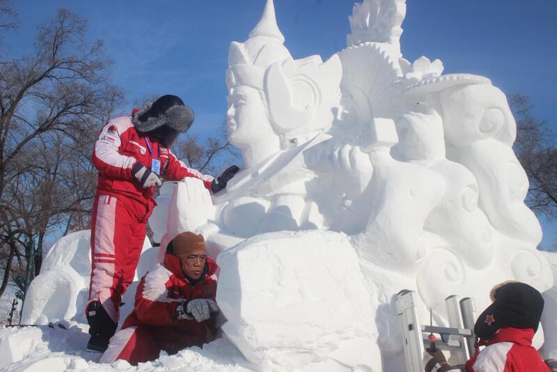 2026 Harbin International Snow Sculpture Competition in Harbin, China