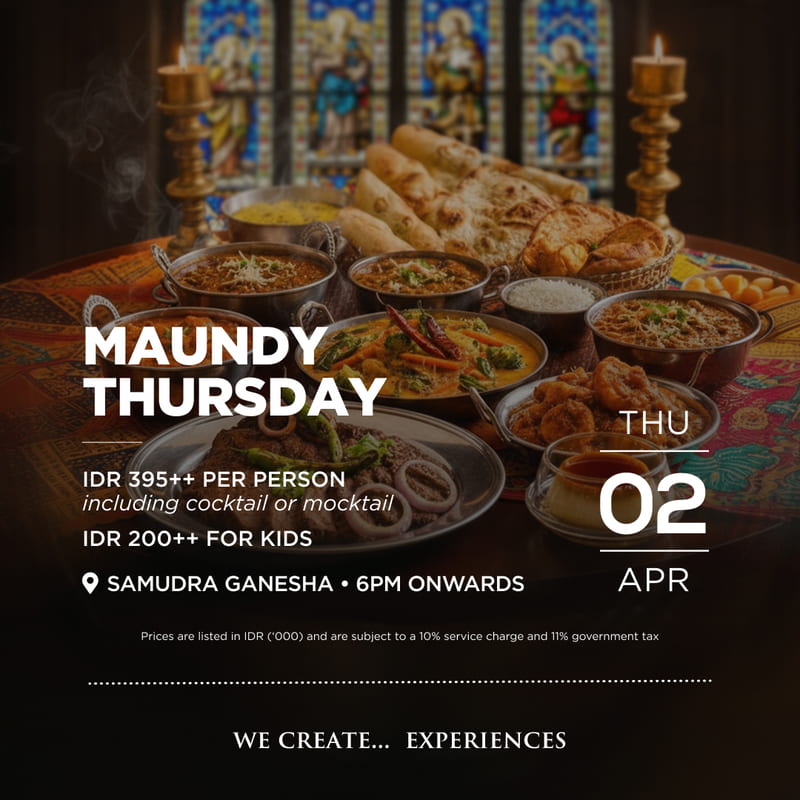 Maundy Thursday with a reimagined Goan tradition at Samudra Ganesha