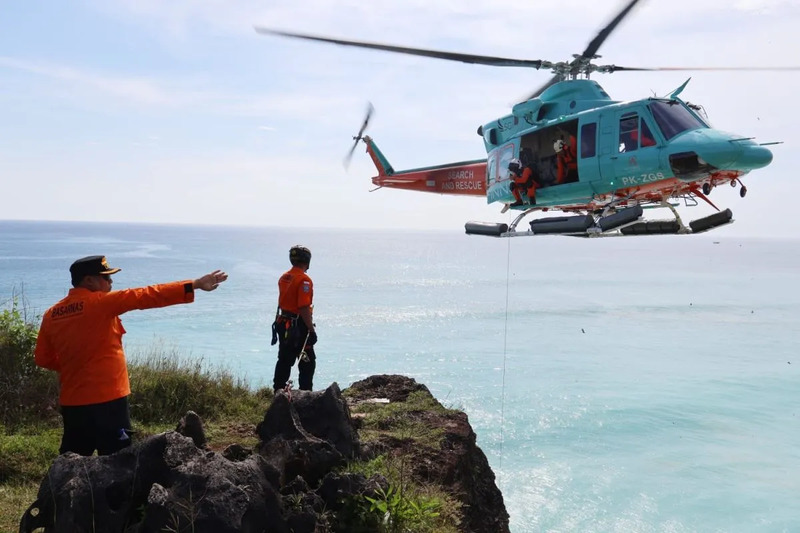 Foreign Nationals Trapped Under a Cliff in Bali Were Successfully Evacuated