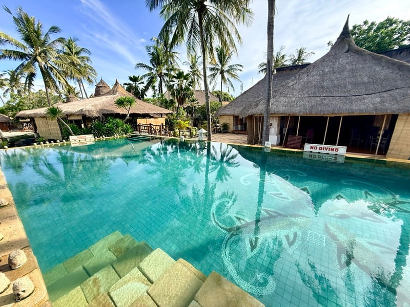 Public pool at Novotel Lombok Resort & Villas